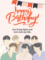 bts birthday card