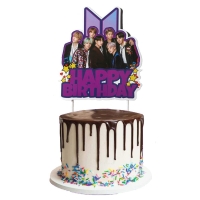 bts cake topper