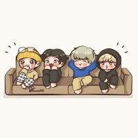 bts chibi drawings