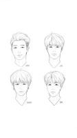 bts drawing easy step by step