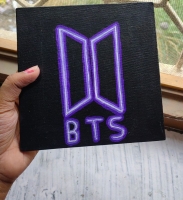 bts logo painting