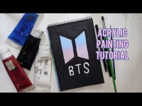 bts logo painting