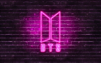 bts logo purple