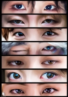 bts members eyes