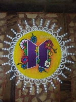 bts rangoli