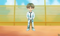 bts v cartoon