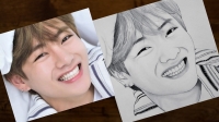 taehyung bts drawing