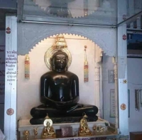 statue of munisuvratnath at jahazpur jain mandir jain mandir